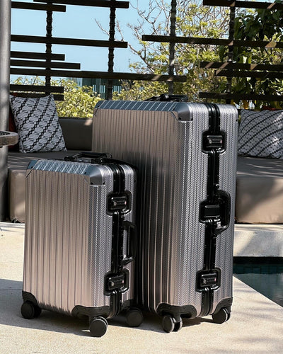 Trek Suitcase Aluminum Silver