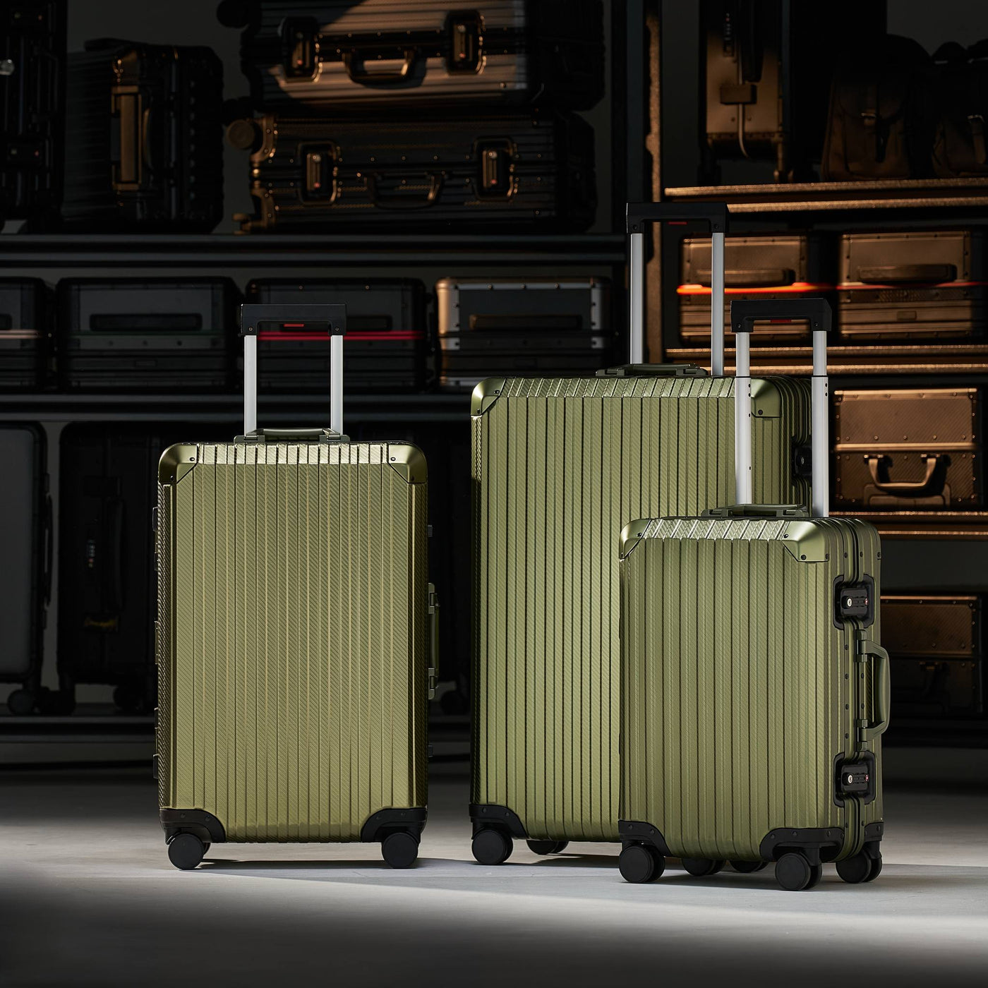 Trek Suitcase Aluminum Silver