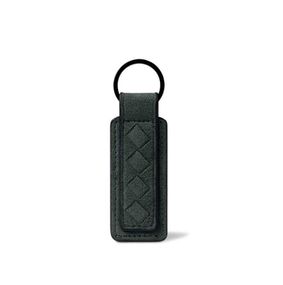 Alcantara Keychain Tag Green