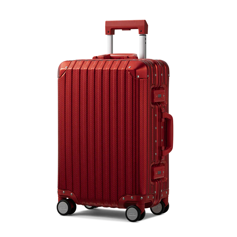 Trek Suitcase Aluminum Red